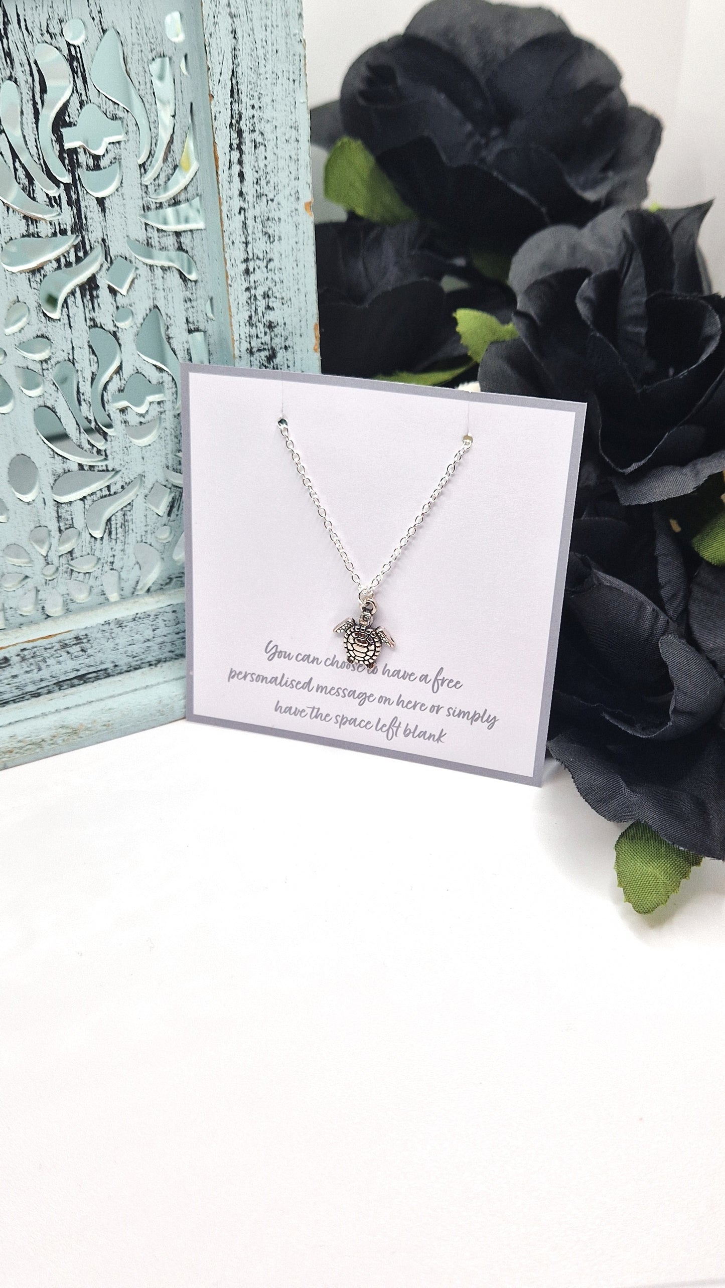 Turtle Silver Plated Necklace