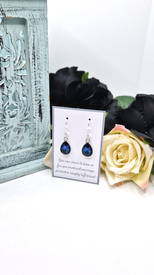 March Silver Plated Earrings