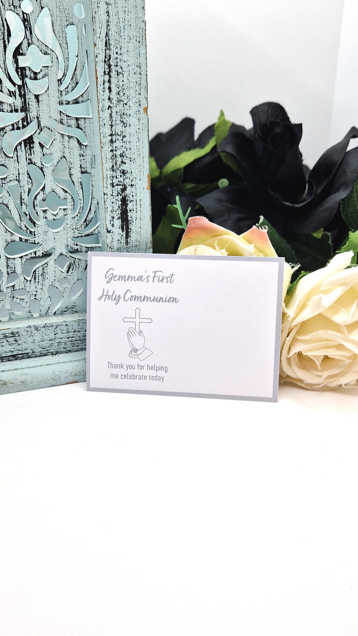 Cross Prayer Communion Chocolate Favours