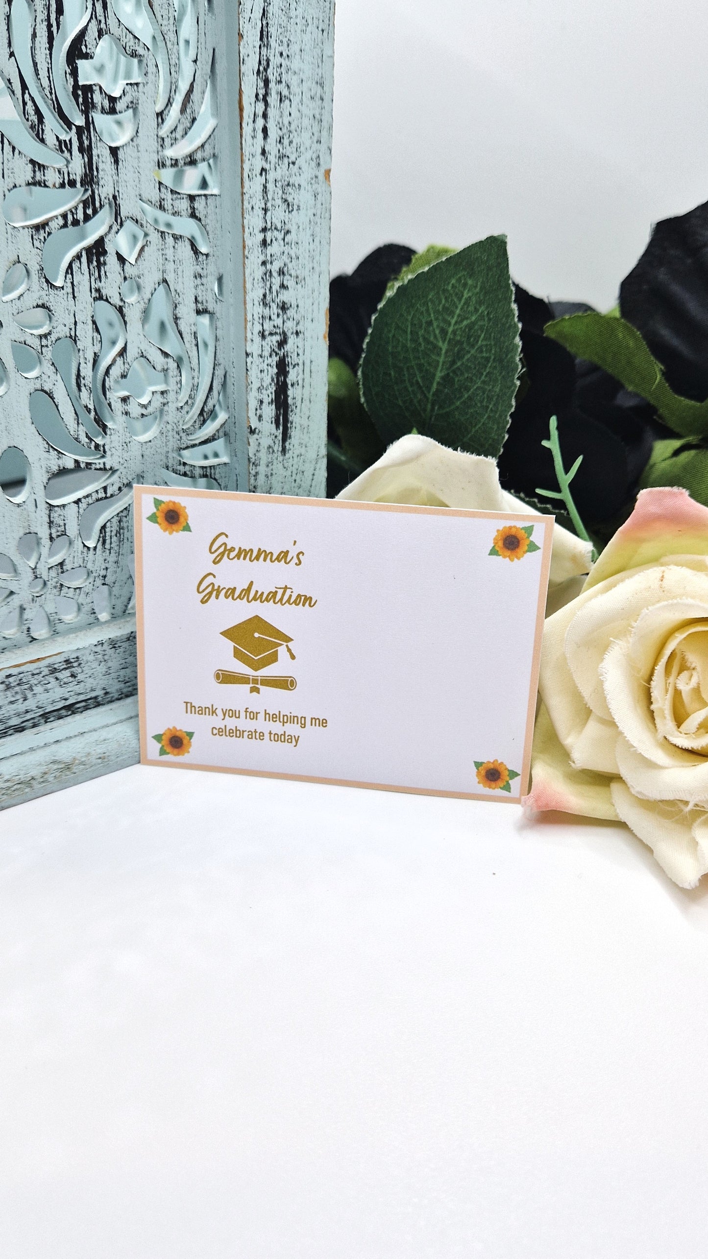 Sunflower Graduation Chocolate Favours