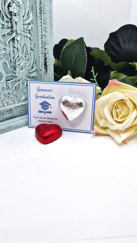 Blue Graduation Chocolate Favours