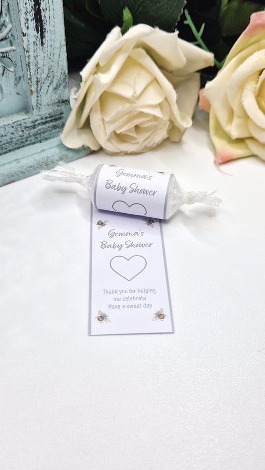 Bee Baby Shower Love Hearts