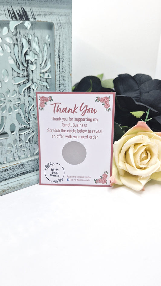 Rose Logo Scratch Cards