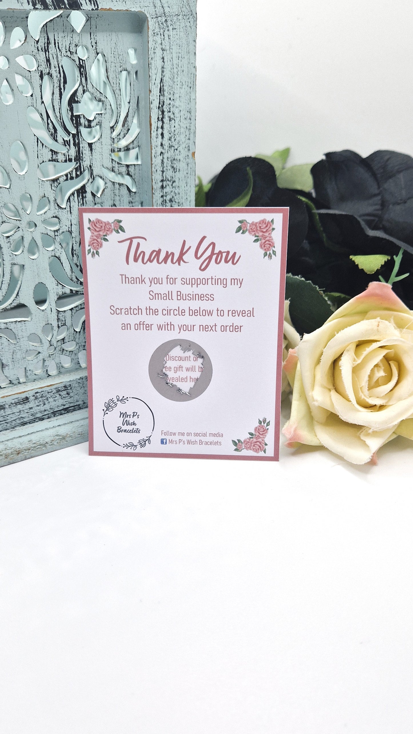 Rose Logo Scratch Cards