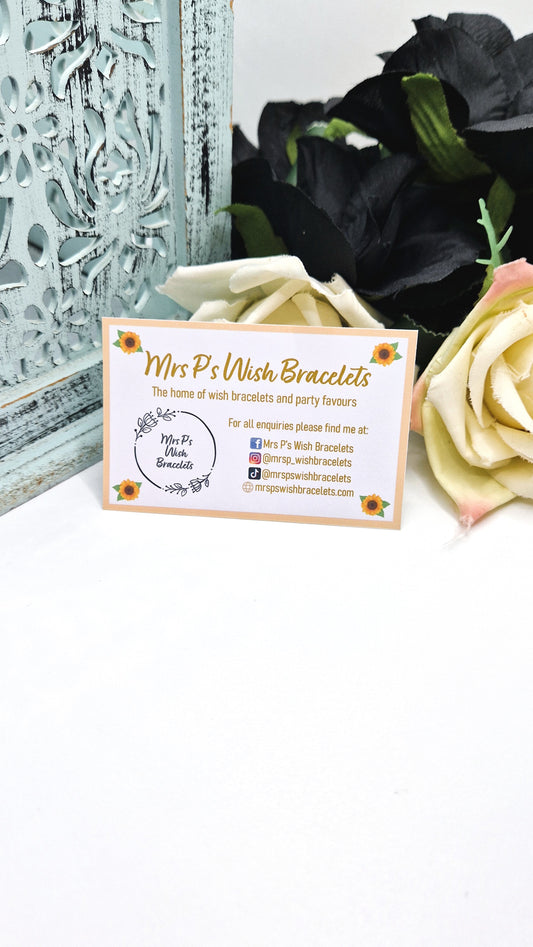 Logo Sunflower Business Cards